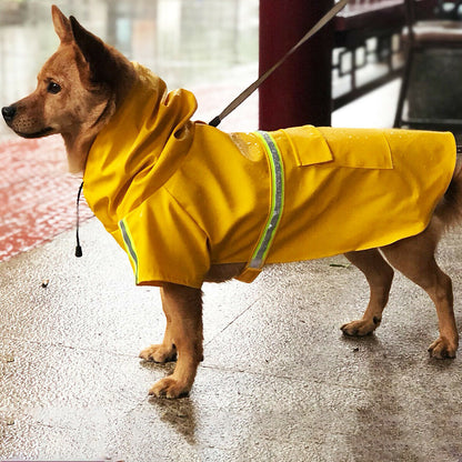 RaincoatGuard - Waterproof Dog Rain Jacket with Reflective Stripe | Keep Your Pup Dry and Safe