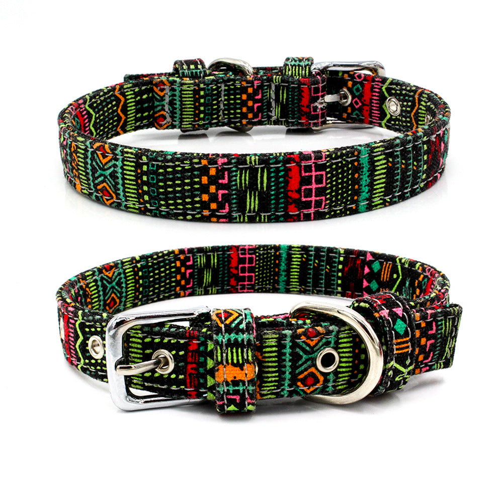 ColorCraft - Canvas Pet Collar | Safe & Stylish Companion Accessory