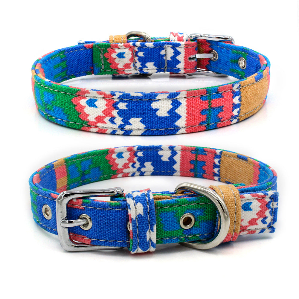 ColorCraft - Canvas Pet Collar | Safe & Stylish Companion Accessory