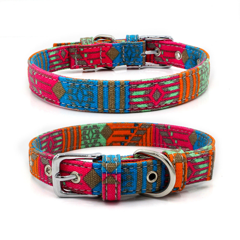 ColorCraft - Canvas Pet Collar | Safe & Stylish Companion Accessory