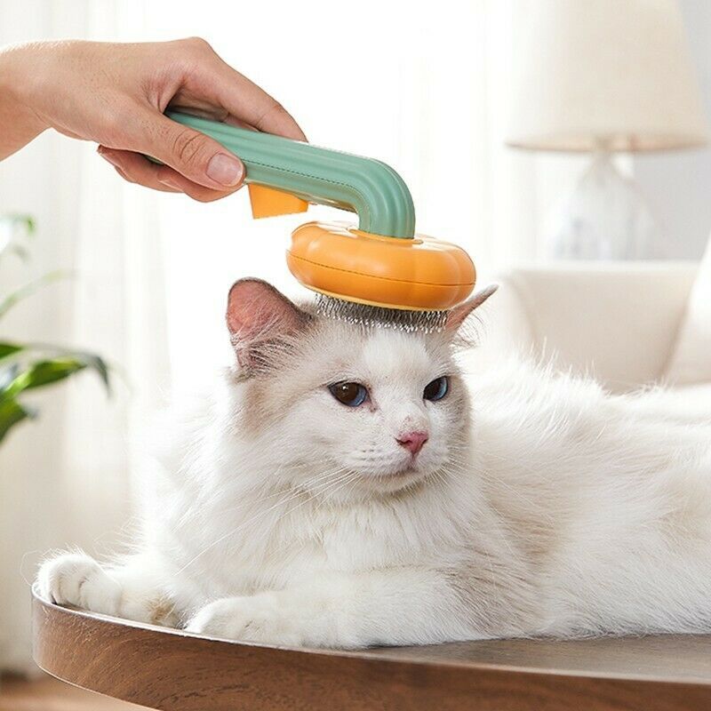 PumCare - Pet Grooming Brush | Self-Cleaning Slicker Brush for Dogs, Cats, and More!