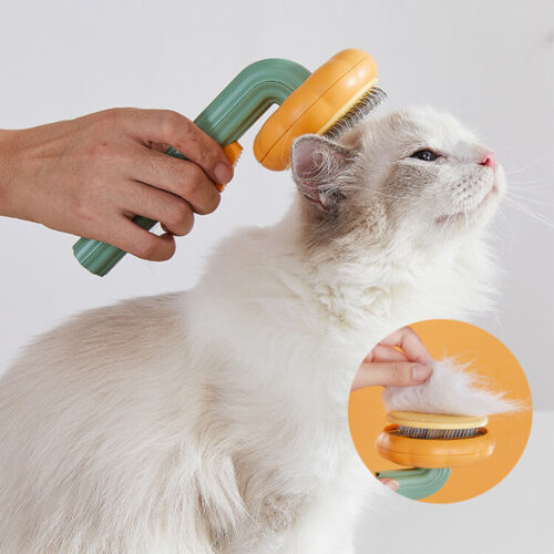 PumCare - Pet Grooming Brush | Self-Cleaning Slicker Brush for Dogs, Cats, and More!