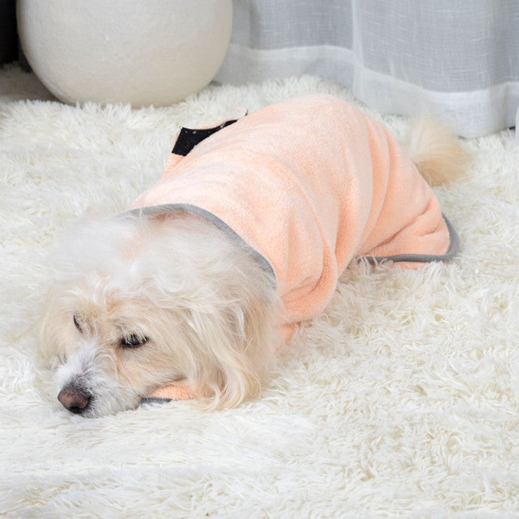 DryFur - Pet Bathrobe | Quick-Drying Microfiber Towel for Cozy and Dry Pets