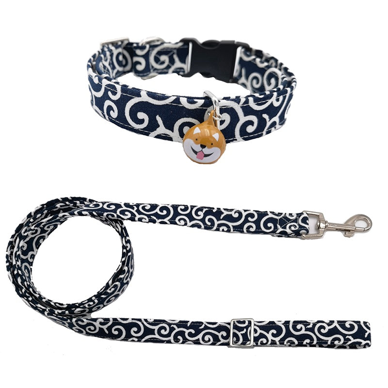 ShibaStyle - Dog Collar | Unique & Playful Shiba Inu Design with Optional Leash Set