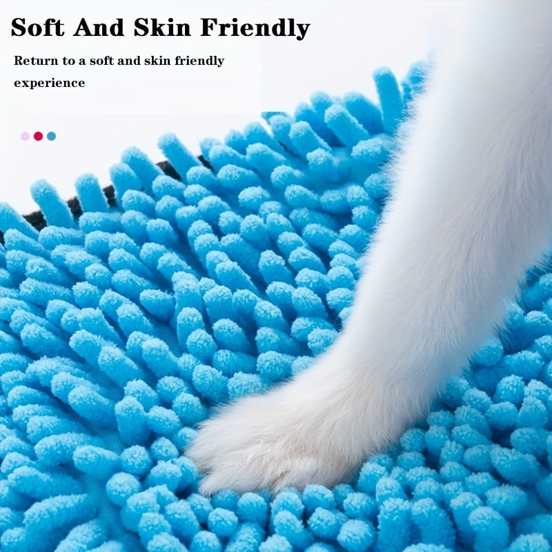 PawDry - Microfiber Pet Towel with Hand Pockets | Fast and Efficient Drying for Your Furry Friend