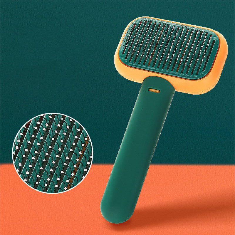 FurBliss - Pet Hair Brush & Massage Comb | Gentle Grooming and Knot-Free Bliss!