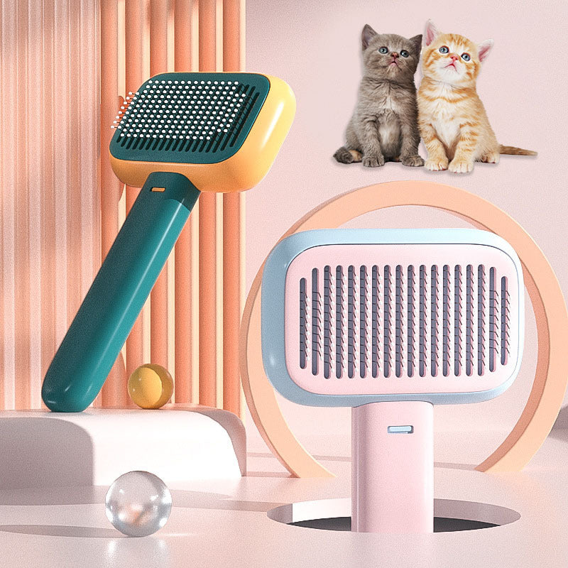 FurBliss - Pet Hair Brush & Massage Comb | Gentle Grooming and Knot-Free Bliss!