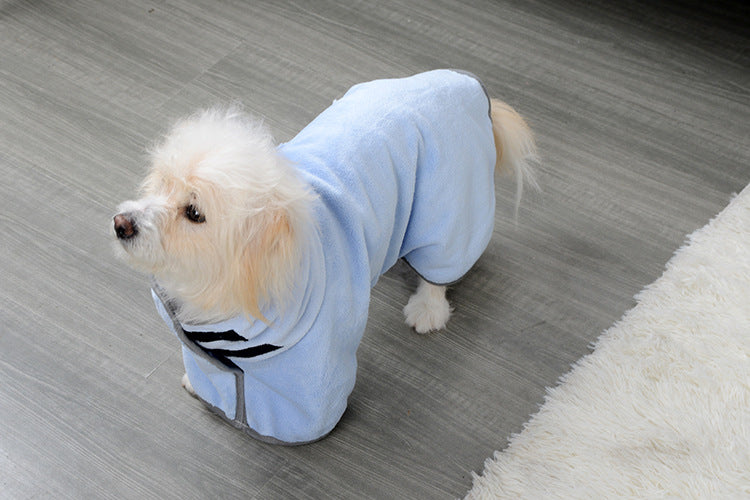 DryFur - Pet Bathrobe | Quick-Drying Microfiber Towel for Cozy and Dry Pets
