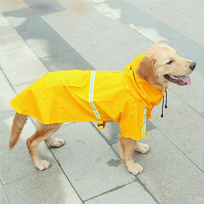RaincoatGuard - Waterproof Dog Rain Jacket with Reflective Stripe | Keep Your Pup Dry and Safe