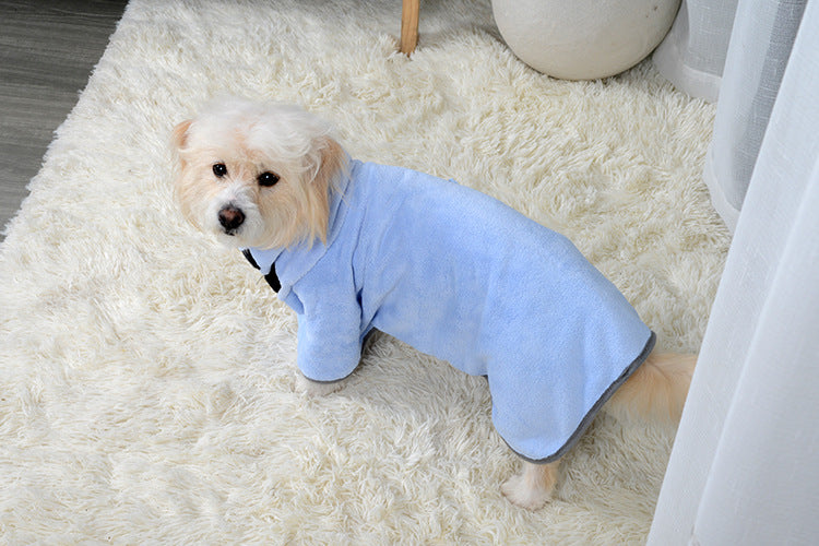 DryFur - Pet Bathrobe | Quick-Drying Microfiber Towel for Cozy and Dry Pets