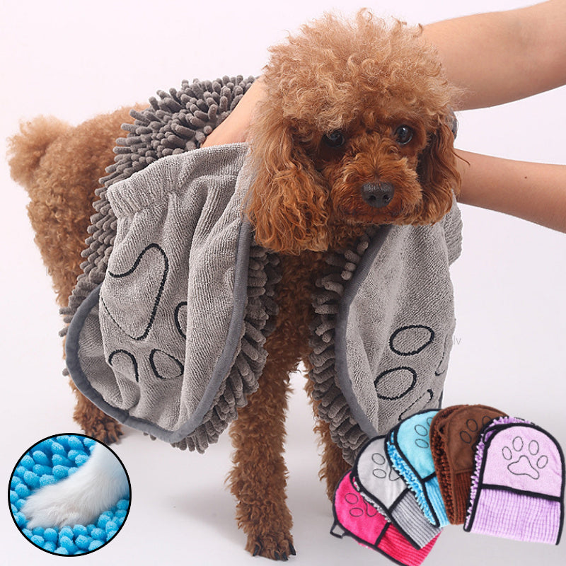 LuxiDry - Pet Bath Towel | Super Absorbent Microfiber for Quick-Drying Bliss!