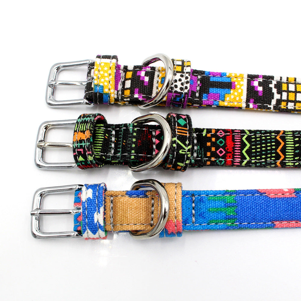 ColorCraft - Canvas Pet Collar | Safe & Stylish Companion Accessory