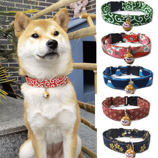 ShibaStyle - Dog Collar | Unique & Playful Shiba Inu Design with Optional Leash Set