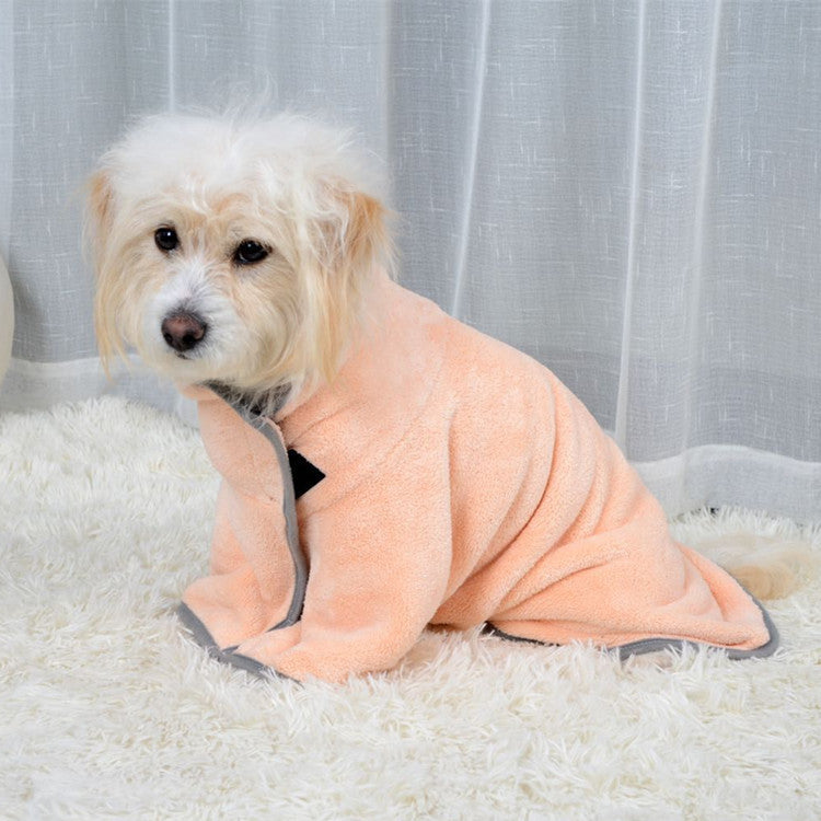 DryFur - Pet Bathrobe | Quick-Drying Microfiber Towel for Cozy and Dry Pets