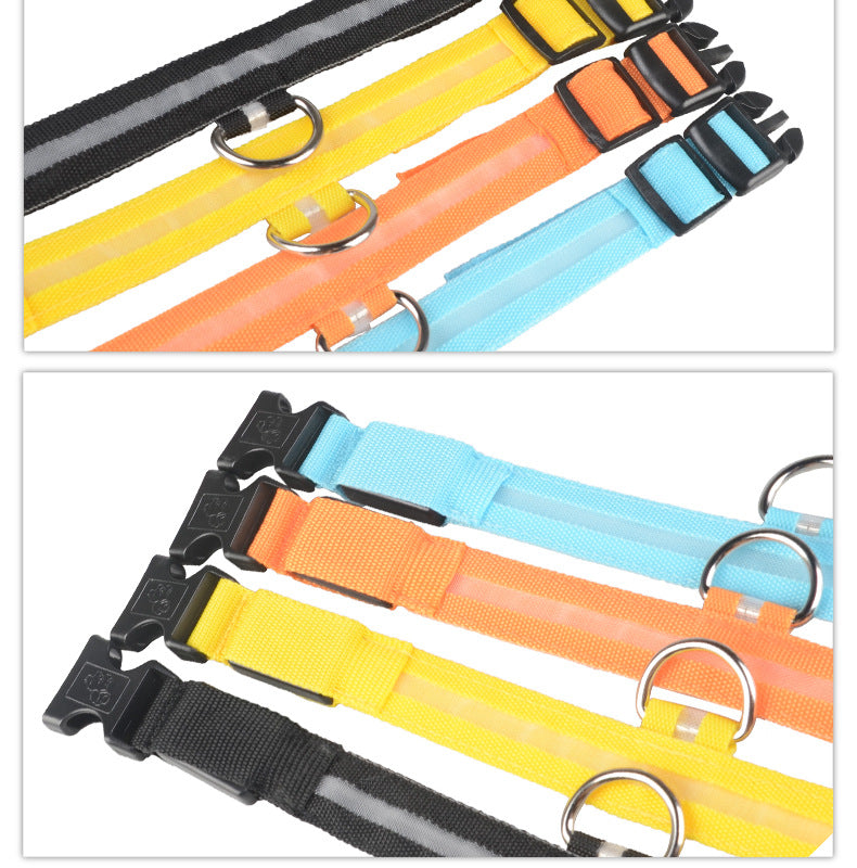 GlowGuard - LED Pet Collar | Night Safety Illumination for Dogs and Cats