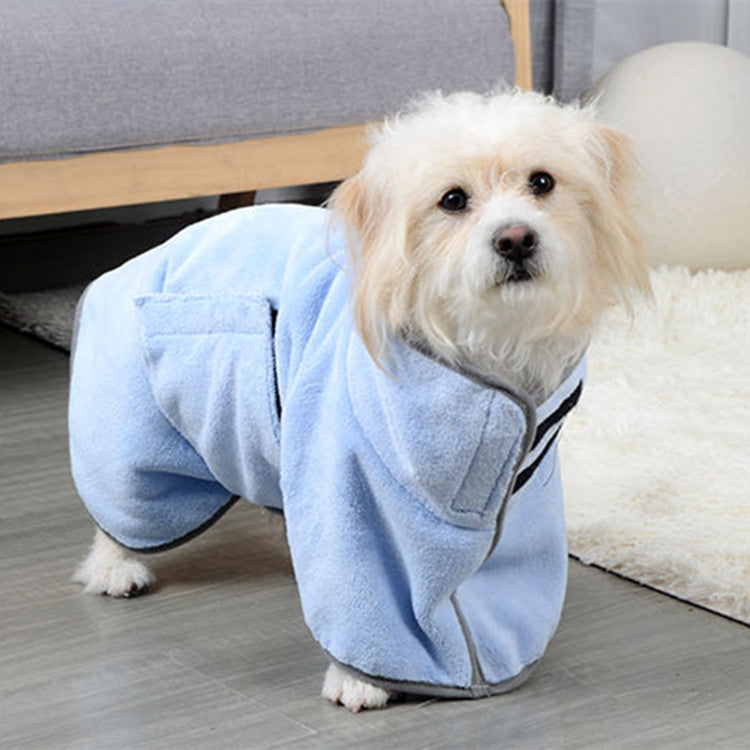DryFur - Pet Bathrobe | Quick-Drying Microfiber Towel for Cozy and Dry Pets