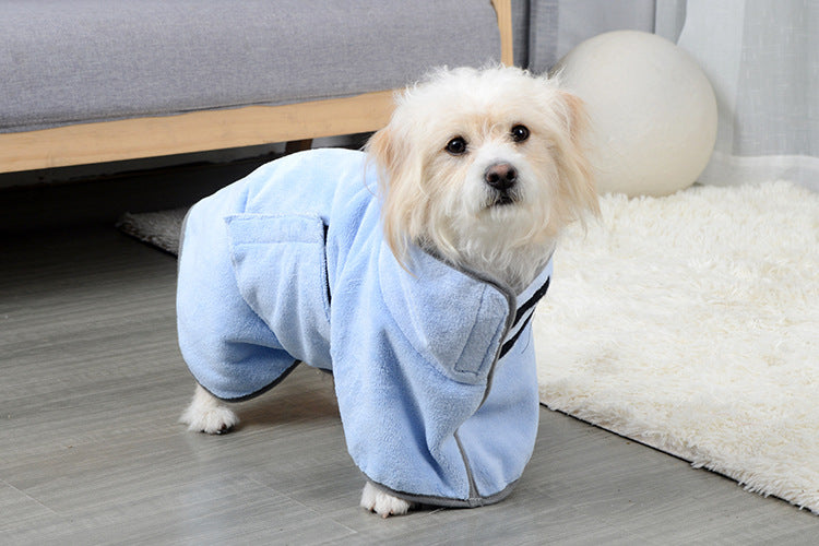 DryFur - Pet Bathrobe | Quick-Drying Microfiber Towel for Cozy and Dry Pets