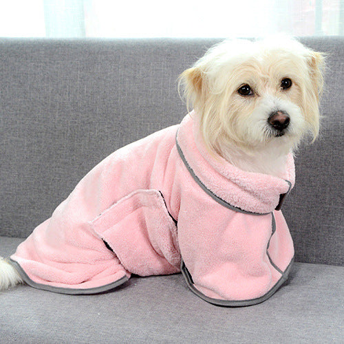 DryFur - Pet Bathrobe | Quick-Drying Microfiber Towel for Cozy and Dry Pets