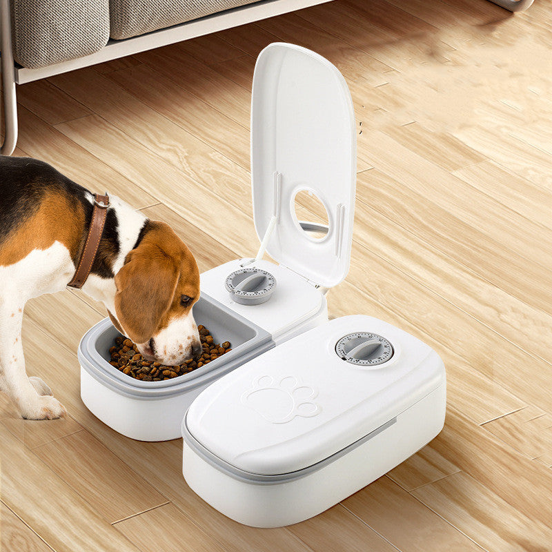 SmartFeast - Automatic Pet Feeder | Convenient and Reliable Food Dispenser with Timer and Stainless Steel Bowl