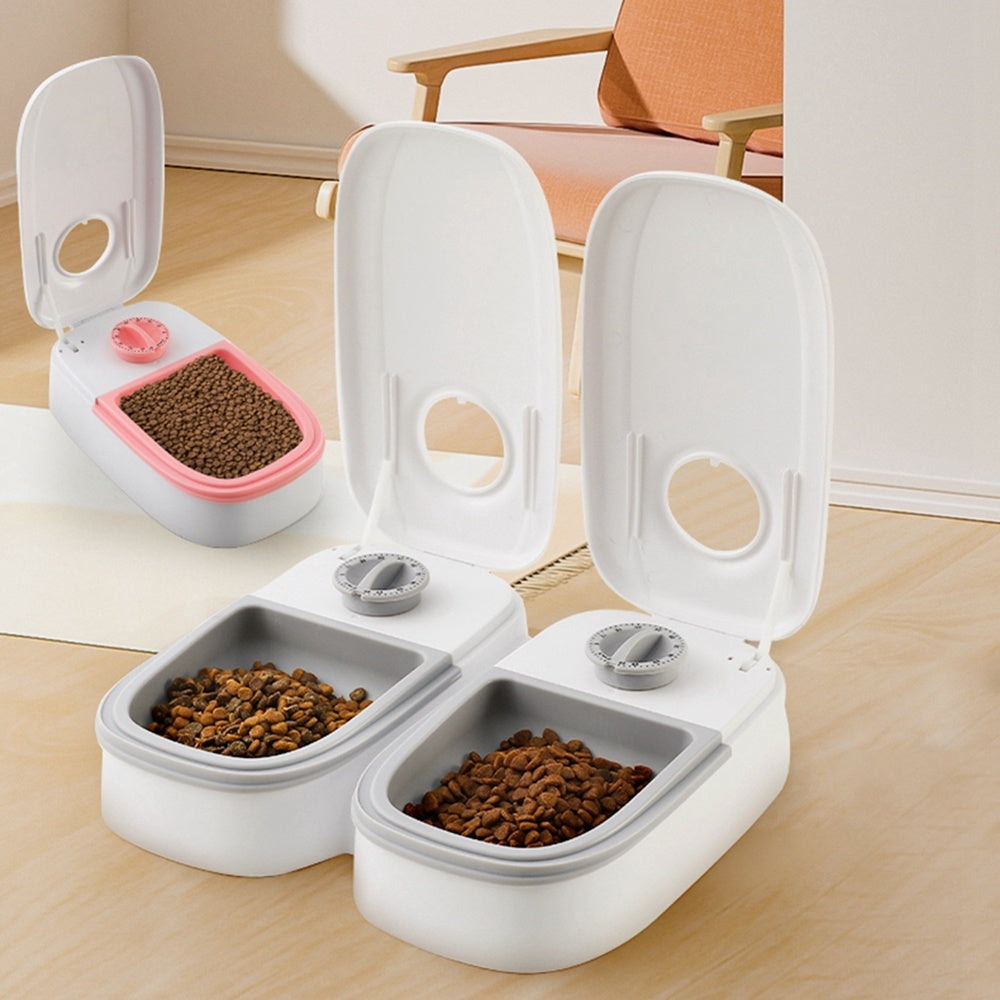 SmartFeast - Automatic Pet Feeder | Convenient and Reliable Food Dispenser with Timer and Stainless Steel Bowl