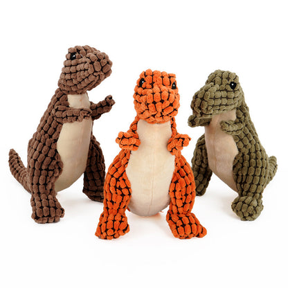 Pawsaurus - Dinosaur Interactive Dog Toy | Perfect Chew and Squeak Playtime for Large and Small Dogs!