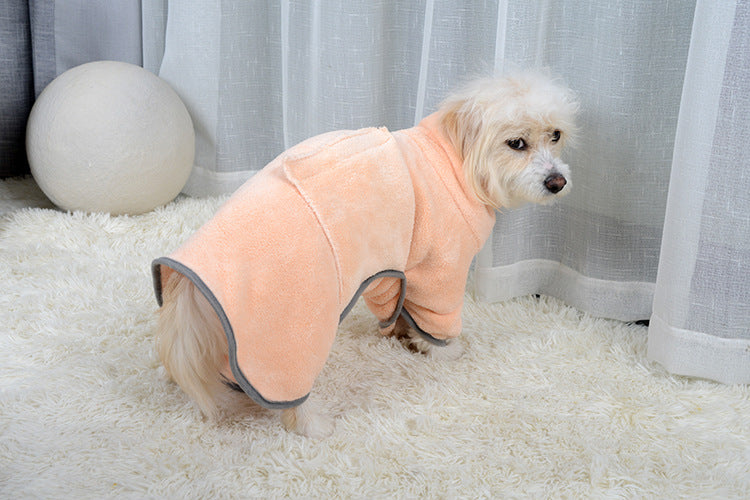 DryFur - Pet Bathrobe | Quick-Drying Microfiber Towel for Cozy and Dry Pets