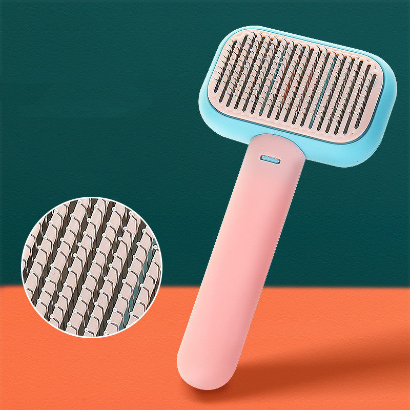 FurBliss - Pet Hair Brush & Massage Comb | Gentle Grooming and Knot-Free Bliss!
